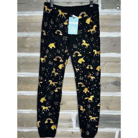 Chaser girls NWT golden unicorn Soft sparkle sweatpants rainbow Sz 12 - Picture 7 of 8